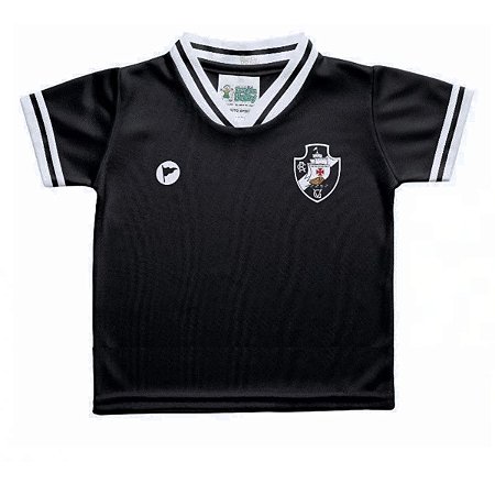 Camiseta Bebê Vasco Preta - Torcida Baby