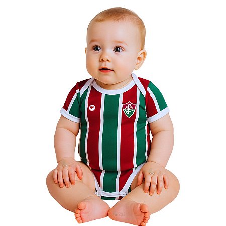 Body Fluminense com Proteção UV Listrado Oficial