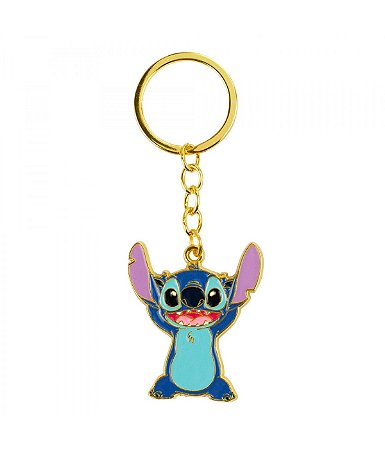 Chaveiro Stitch Patinhas Pra Cima 4.5cm - Disney
