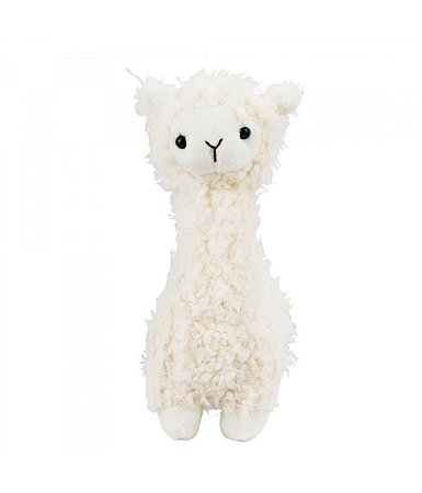 Pelúcia Lhama Fofa Branco 24cm