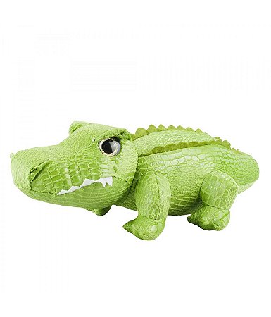 Pelúcia Crocodilo Verde 35 cm
