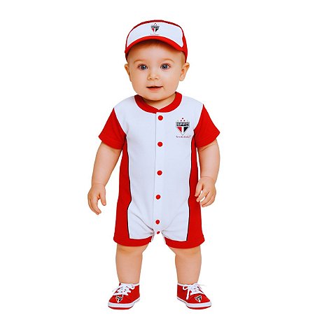 Kit Bebê São Paulo 3 Peças Manga Curta - Torcida Baby