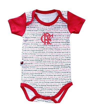 Body Bebê Flamengo Hino Oficial