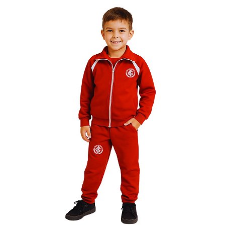 Conjunto Agasalho Internacional Infantil Juvenil Microfibra
