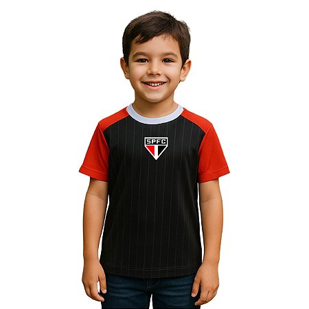 Camisa Infantil São Paulo Tricolor Herança Oficial
