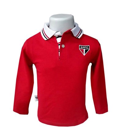 Camisa Polo Infantil Internacional Feminina Oficial - Cia Bebê