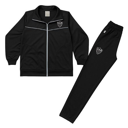 Conjunto Agasalho Atlético MG Infantil Jaqueta e Calça
