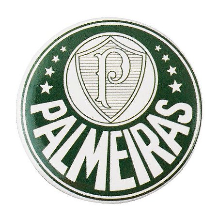 Broche Redondo Palmeiras 4cm