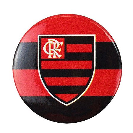Broche Redondo Flamengo 4cm