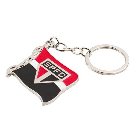 Chaveiro Bandeira Com Escudo do São Paulo FC Oficial