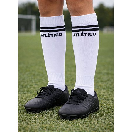 Meião Infantil Campo Atlético Mineiro Branco Oficial