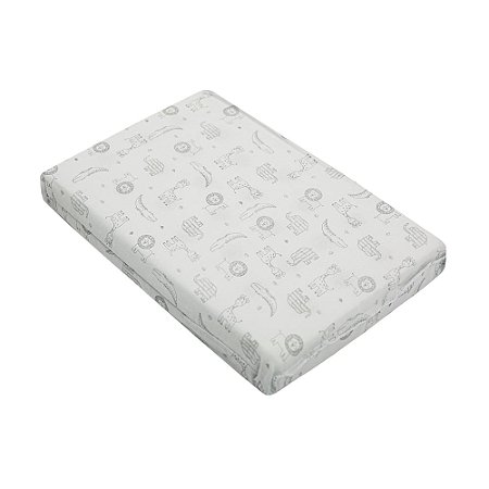 Travesseiro Bebê Espuma Com Furos Selva 36x22Cm Papi