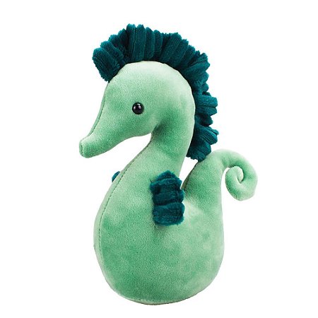 Cavalo Marinho de Pelúcia Verde 16cm