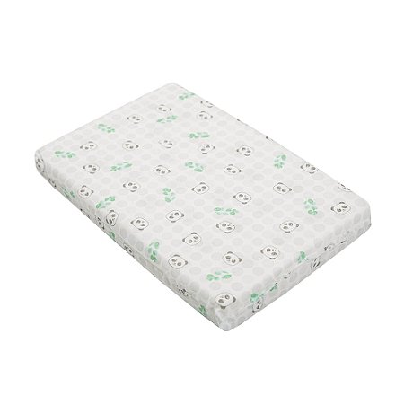 Travesseiro Bebê Espuma Com Furos Panda 36x22Cm Papi
