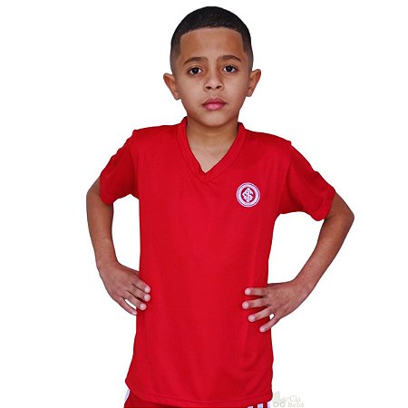 Camisa Infantil Internacional Gola V Oficial