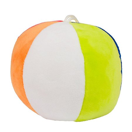 Bola de Pelúcia Colorida Fofa e Divertida 12cm