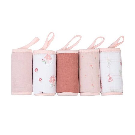 Paninho De Boca Cogumelo Com Prendedor De Chupeta Papi