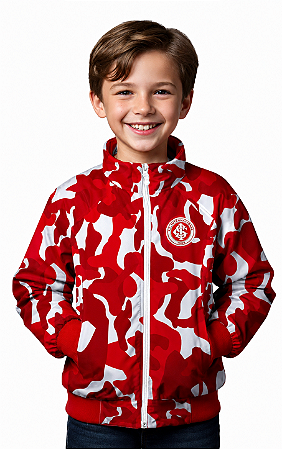 Jaqueta Infantil Internacional Blusa De Frio Camuflada Oficial