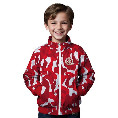 Jaqueta Infantil Internacional Blusa De Frio Camuflada Oficial