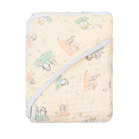 Toalha De Banho Soft Infantil Urso C/ Capuz 80x80cm Papi