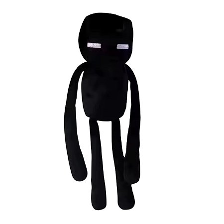 Enderman de Pelúcia Minecraft – Macia, Fofa e Divertida 24cm