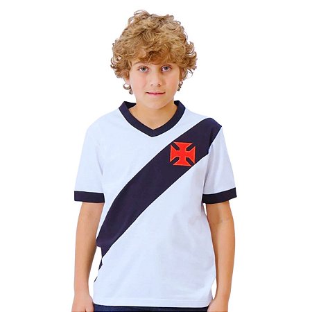 Camisa Infantil Vasco Expresso Branca Oficial