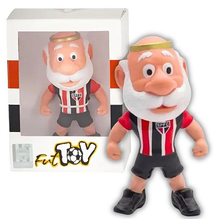 Boneco Mascote São Paulo Listrado Oficial Fut Toy 14cm