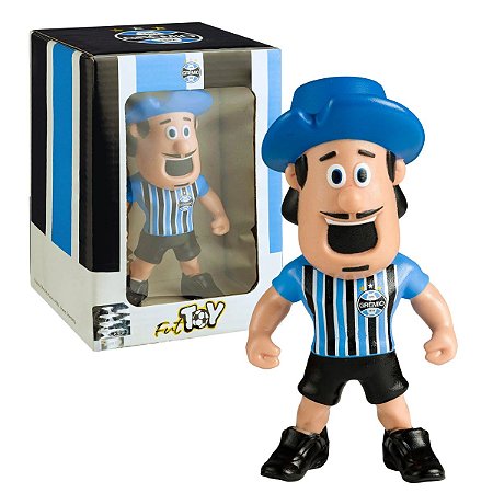 Boneco Mascote Grêmio Mosqueteiro Oficial Fut Toy 14cm