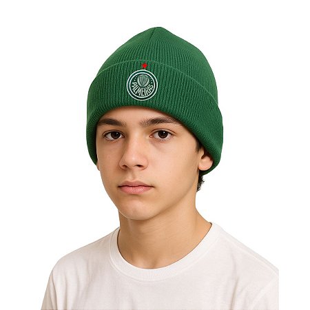 Gorro Palmeiras Tricot Verde Juvenil Oficial
