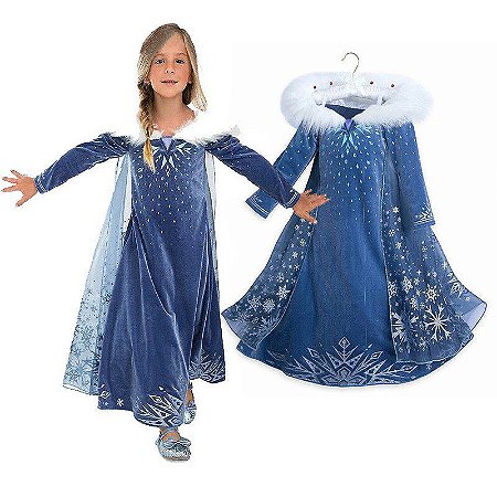 fantasia infantil da frozen elsa