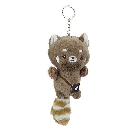 Chaveiro de Pelúcia Guaxinim Camurça 20cm