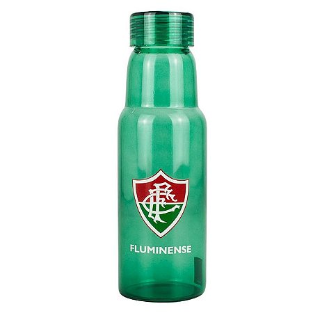 Garrafa de Vidro Verde Escudo Fluminense 500ml Oficial