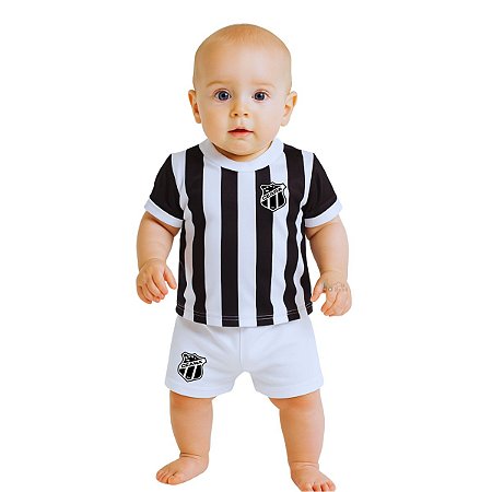 Conjunto Bebê Ceará Uniforme Dry Torcida Baby Oficial