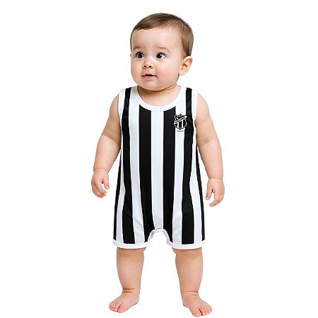Macacão Bebê Ceará Regata Oficial Torcida Baby