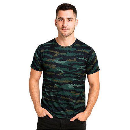 Camiseta Camuflada Militar Soldado Adulto