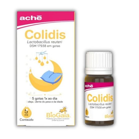Colidis Gotas 5ml Probiótico Para Cólicas Flora Intestinal