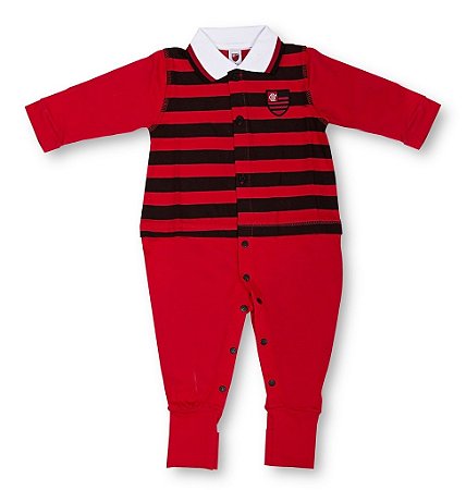 macacao de bebe do flamengo