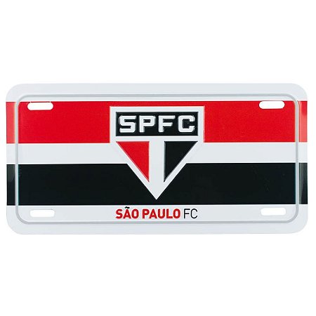 Enfeite de Metal Placa Carro São Paulo Oficial