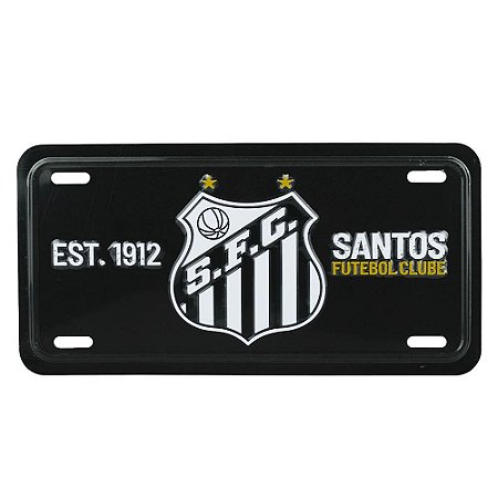 Enfeite de Metal Para Carro Santos Oficial