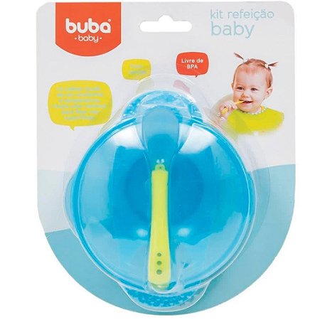 Colher de Silicone Bebê Menina ou Bebê Menino Kit com 2