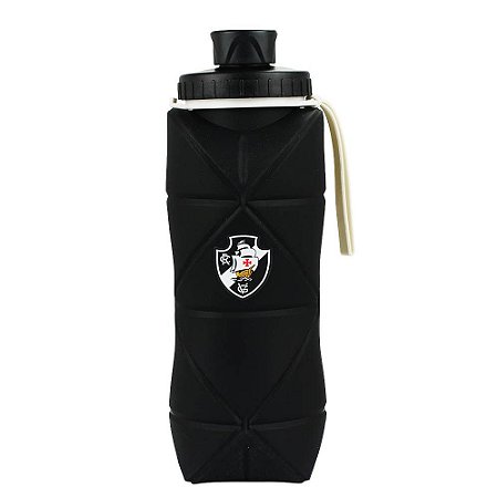 Garrafa Squeeze Dobrável 600ml Vasco Oficial
