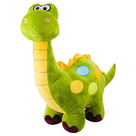 Pelúcia Dinossauro Pescoçudo Verde 52cm