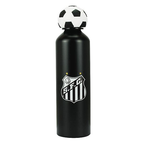 Garrafa de Alumínio Santos Bola 750ml Oficial