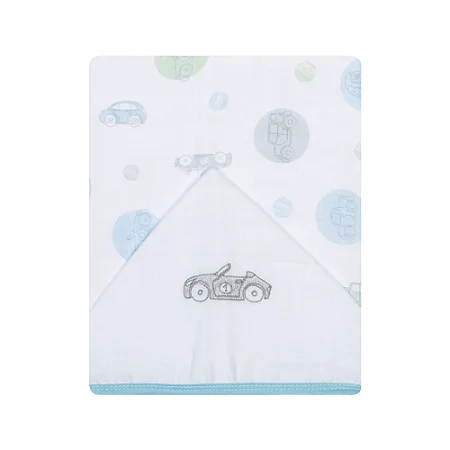 Toalha Fralda Papi Soft C/ Capuz Carros 1,10x90Cm