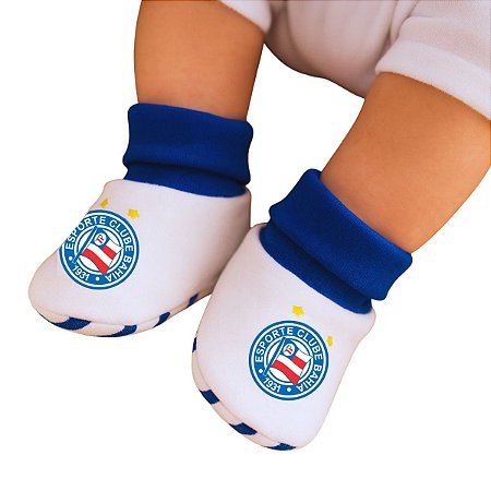 Meia Pantufa Bebê Bahia Recém Nascido Oficial