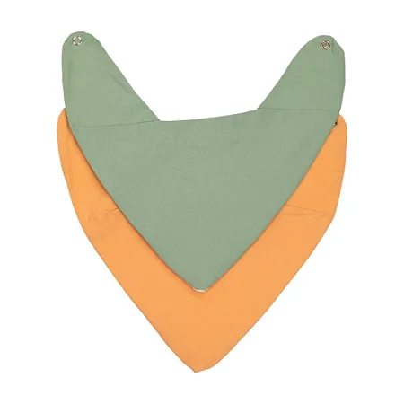Babador Bandana Liso Neutro Tamanho Unico 02 Unidades