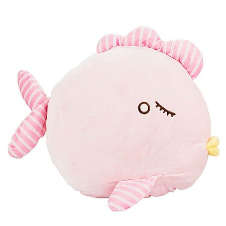 Almofada de Pelúcia Peixinho Rosa 35cm