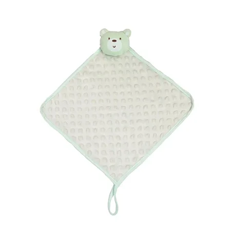 Naninha Soft Premium Com Prendedor De Chupeta Urso Verde.