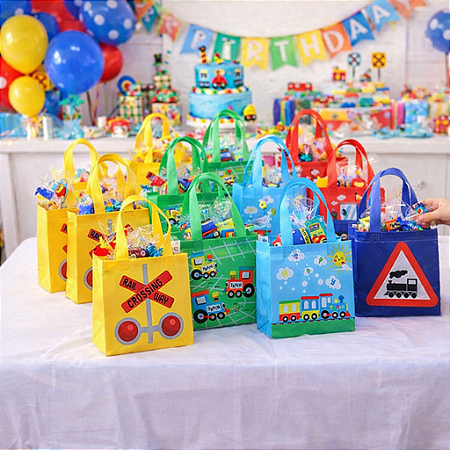 Kit 12 Sacolinhas Para Lembrancinha Aniversário Infantil