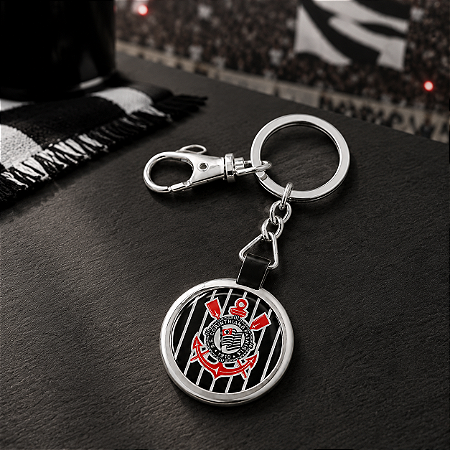 Chaveiro Corinthians Listrado Com Ganhco Oficial